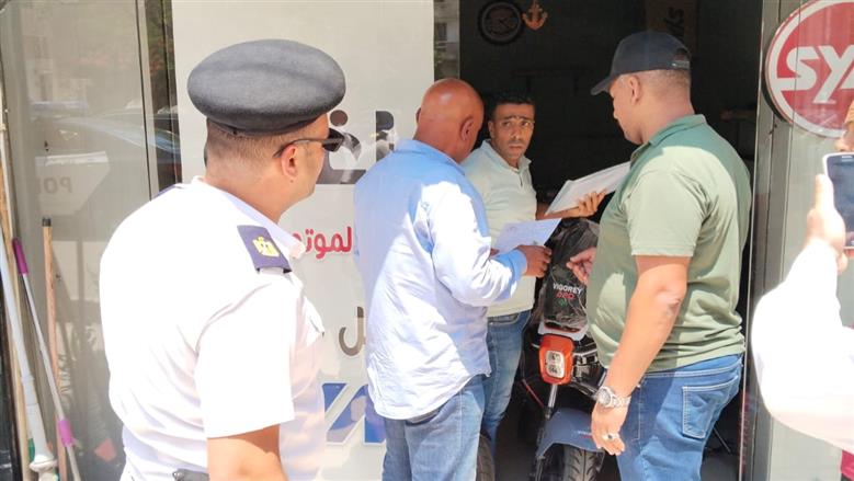 تشميع 8 محال وإزالة 46 حالة إشغال طريق خلال حملة في الإسماعيلية 