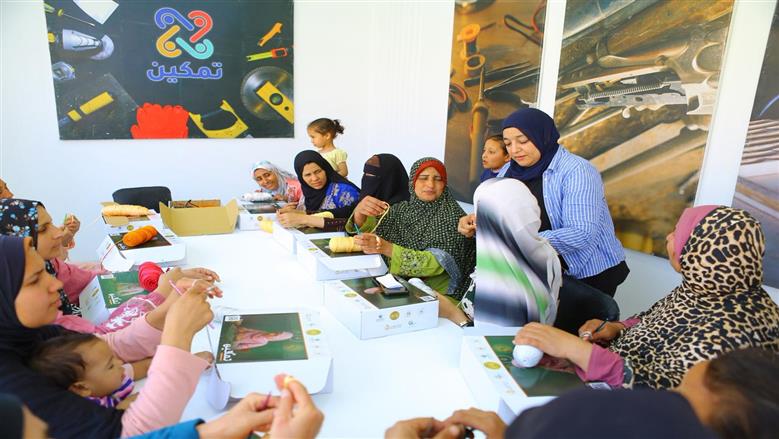 عضو التحالف الوطني تنفذ أنشطة مبادرة تمكين في قرية سنهور بالبحيرة