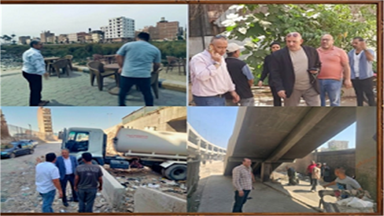 حملات مكثفة بأحياء ومراكز الجيزة لرفع الإشغالات وتحسين النظافة ومواجهة المخالفات