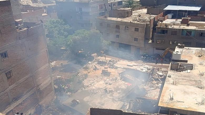من قلب النيران إلى موكب الشهداء.. ملحمة رجال الحماية المدنية في حريق منشأة ناصر