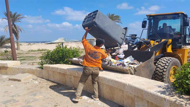 أعمال النظافة في بورسعيد 