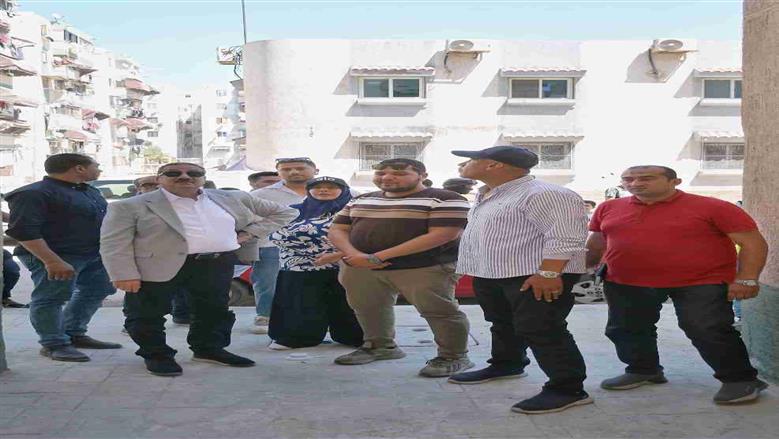 محافظ بورسعيد يتفقد منطقة فاطمة الزهراء