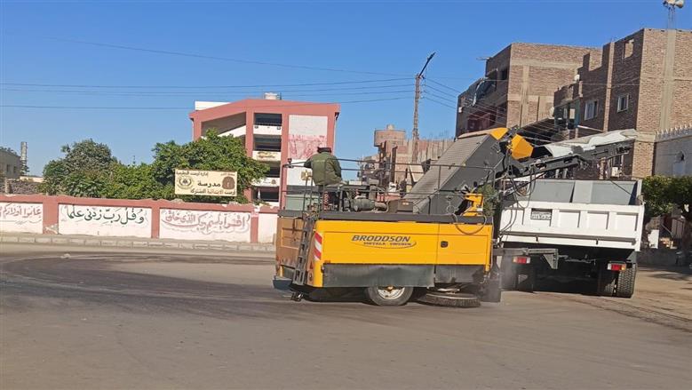 حملات نظافة وتمهيد طرق وترسيم الحيز العمراني
