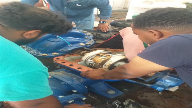 صيانة طلمبات العكرة بالتل وأبوصوير وفايد