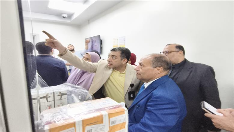 جولة مديرية التعليم فى مستشفى 57