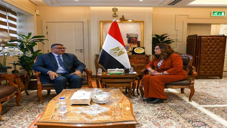 اجتماع وزيرة التنمية المحلية