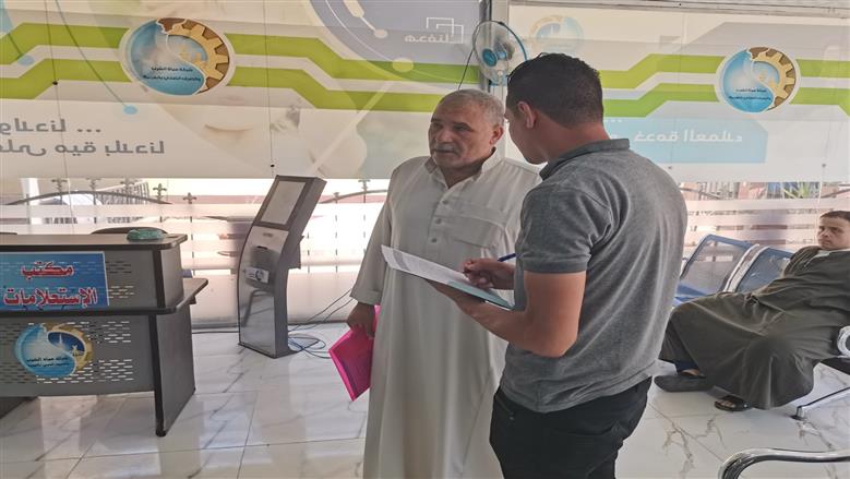 مياه الغربية تدشن حملات استقصاء لأراء المواطنين حول جودة الخدمة