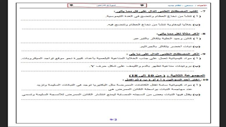 الأحياء