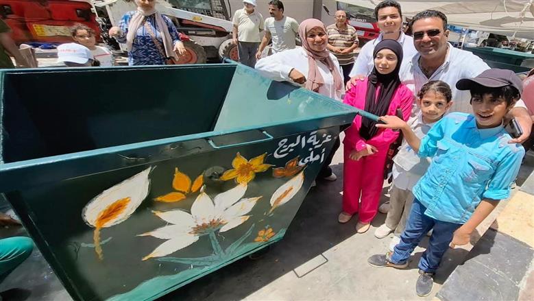 بالفن والمشاركة المجتمعية.. «شارعنا» تجمل عزبة البرج وترسخ الوعي البيئي