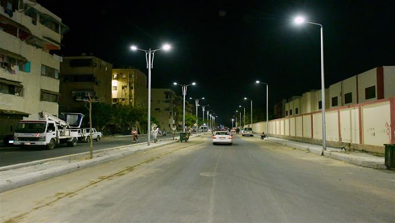 اعمال الإنارة ببورسعيد