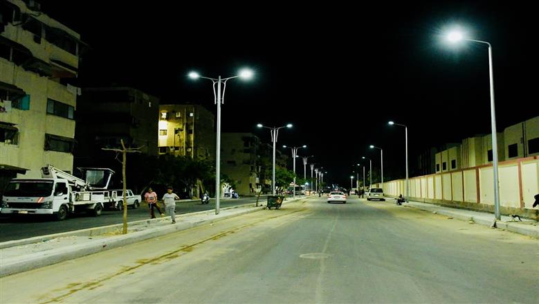 اعمال الإنارة ببورسعيد