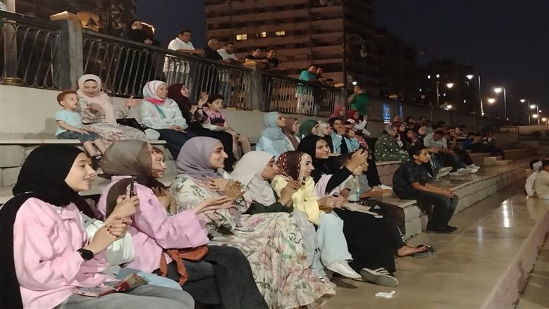الممشى السياحي بكورنيش النيل في بني سويف يواصل احتضان فعاليات «شارع الفن»
