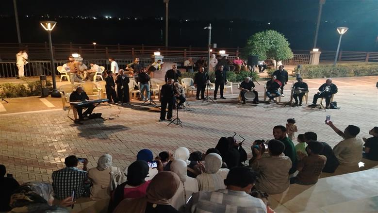 الممشى السياحي بكورنيش النيل في بني سويف يواصل احتضان فعاليات «شارع الفن»