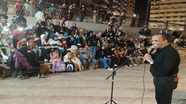 الممشى السياحي بكورنيش النيل في بني سويف يواصل احتضان فعاليات «شارع الفن»