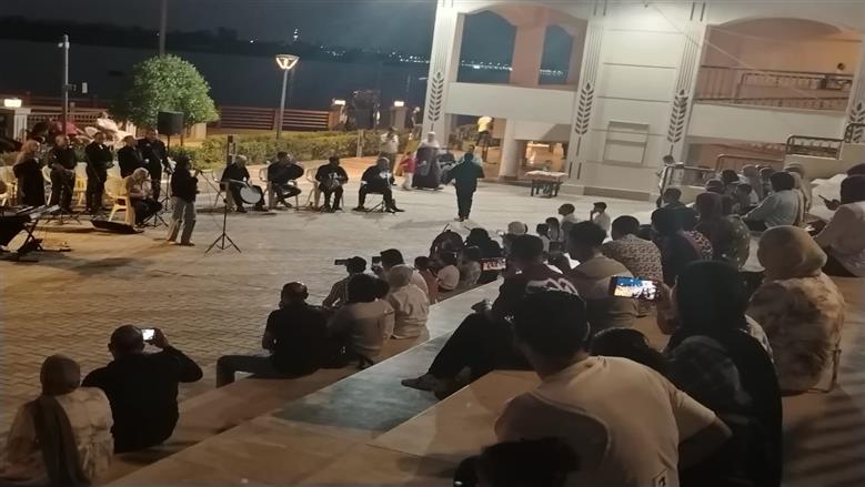 الممشى السياحي بكورنيش النيل في بني سويف يواصل احتضان فعاليات «شارع الفن»