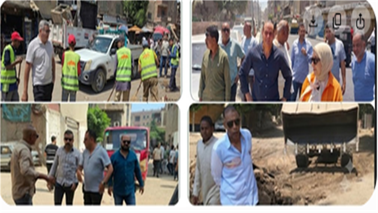 حملات مكثفة بالجيزة لتحسين النظافة.. رفع 350 طن مخلفات في أبو النمرس وتطوير بشوارع بولاق الدكرور