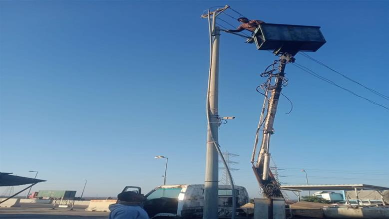 التصدي لسرقة الكهرباء ببورسعيد