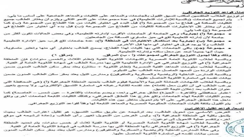 تنسيق الجامعات