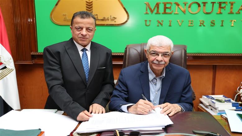 رئيس جامعة المنوفية يعتمد النتيجة