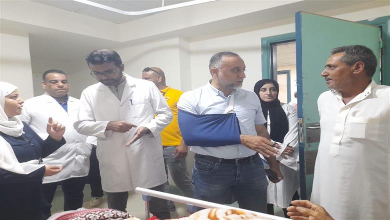زيارة الصحة لمستشفى العريش