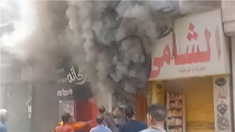 حريق محل خرداوت في باكوس بالإسكندرية.. السيطرة على النيران دون إصابات