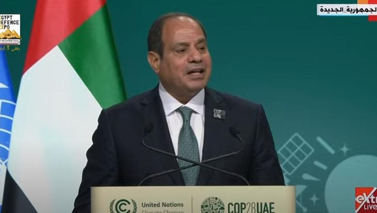 الرئيس السيسي: مصر مهدت الطريق لهدف عالمي للتكيف مع التغيرات المناخية