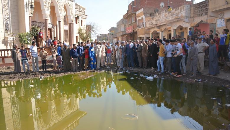 بالصور| محافظ الدقهلية يناقش مشاكل أهالي &quot;كفر الوكالة&quot;