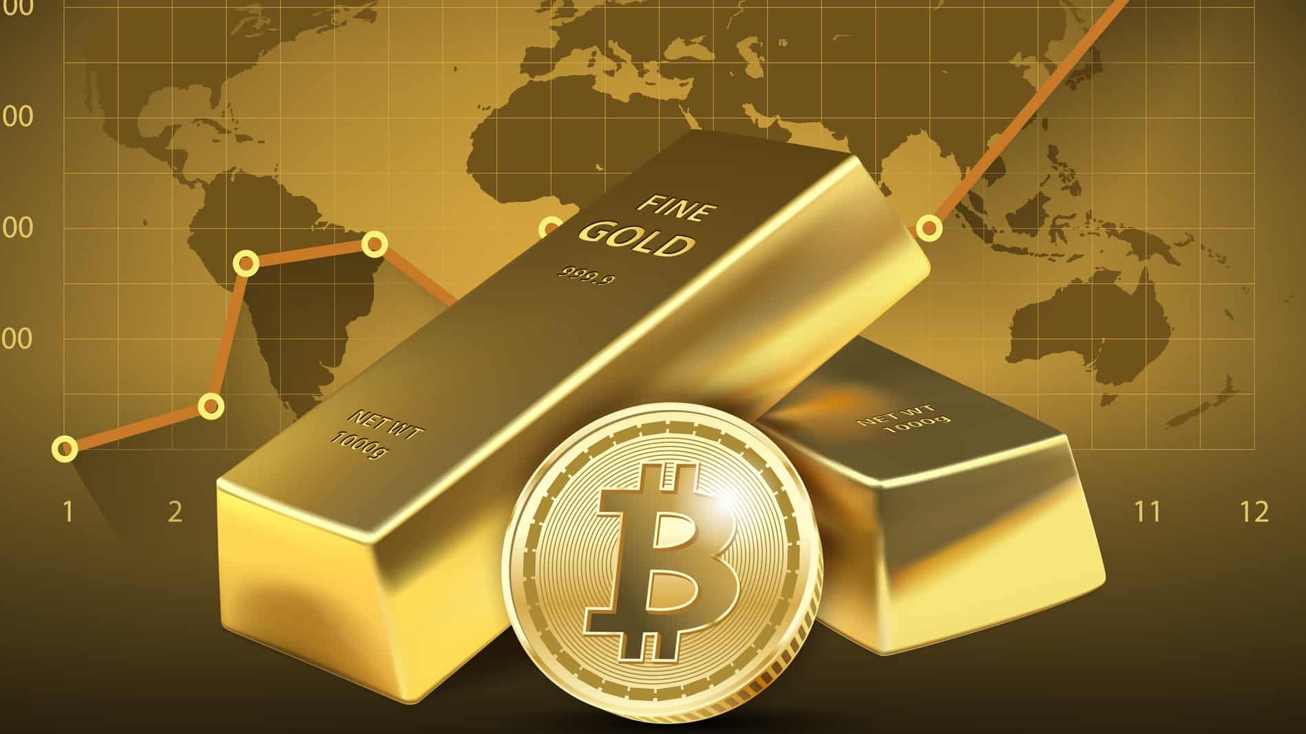 البيتكوين والذهب