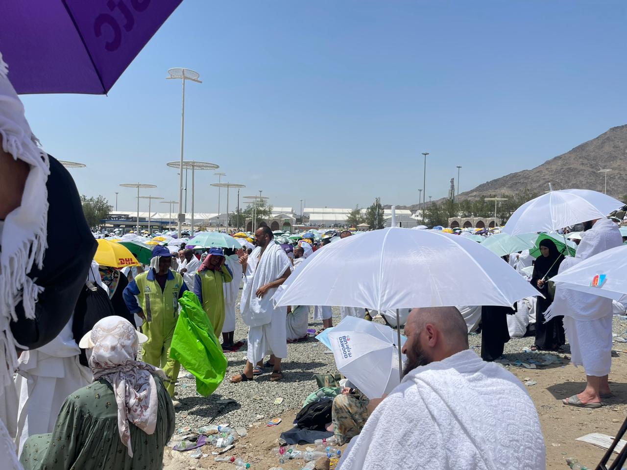 الحجاج على صعيد عرفات