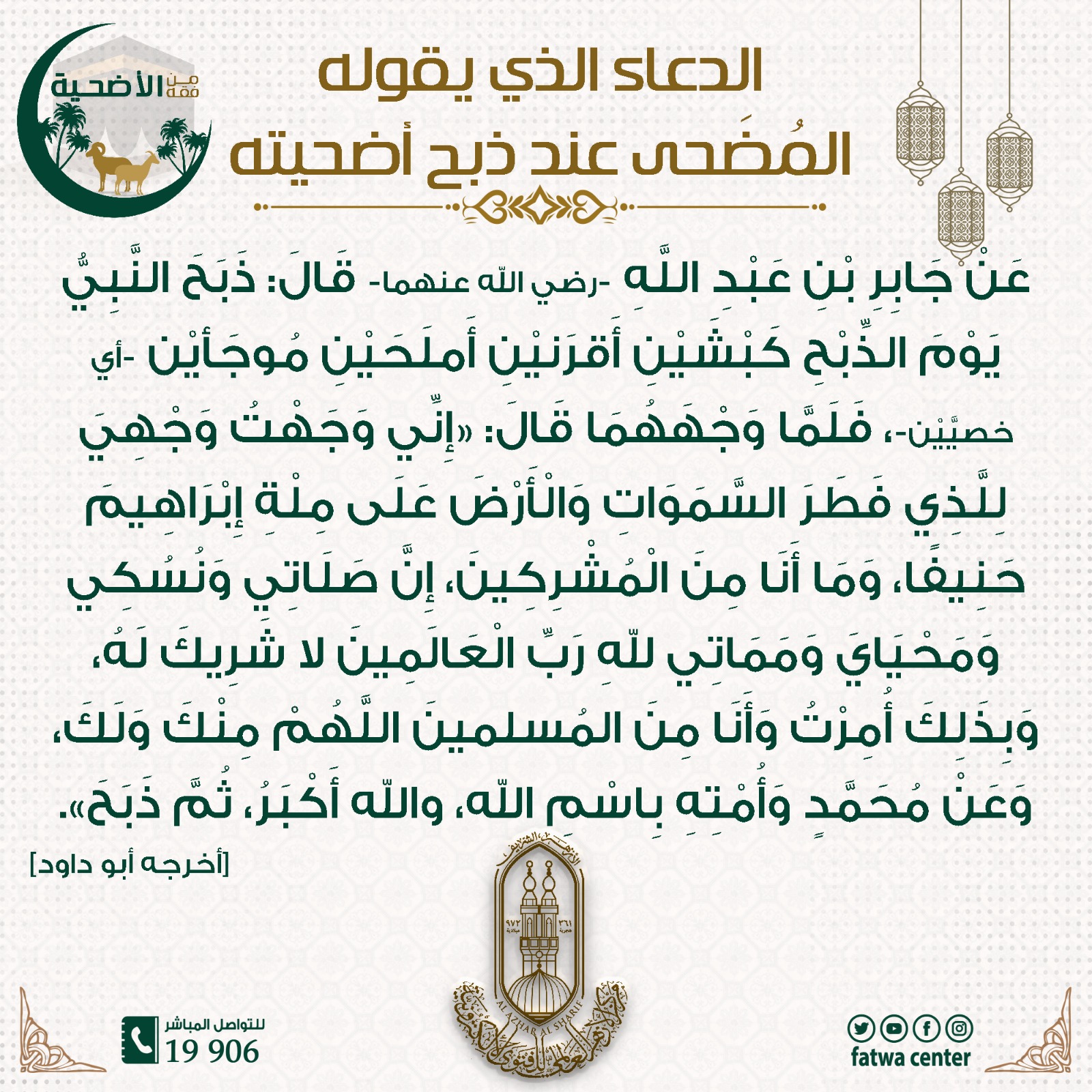 الأضحية