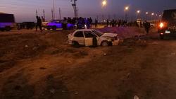 مصرع 4 أشخاص وإصابة 6 آخرين في حادث تصادم بكفر الشيخ