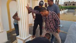 الجيزة تزيل قاعة أفراح و«فوتوسيشن» مخالفة بطريق المريوطية