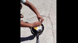 بالفيديو| في كازاخستان.. حرارة الشمس تطهو البيض