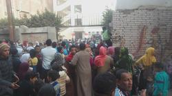 محافظ الشرقية يطمئن على طالبات مدرسة المنيل بإنشاص بعد حادث التدافع