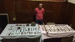 بالصور| ضبط مسجل خطر يدير ورشة لتصنيع الأسلحة في طنطا