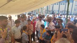 وزير الشباب يتفقد المعسكر الكشفي لجوالة شمال سيناء «صور» 