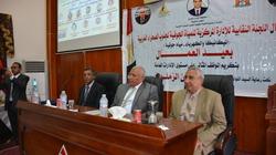 محافظ الوادي الجديد يشهد احتفالية اللجنة النقابية للمياه الجوفية
