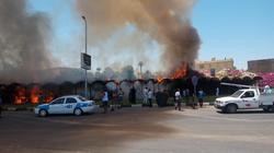 مصدر: نجاة معبد الأقصر من حريق بجواره