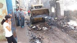 النيابة تنتدب خبراء الأدلة الجنائية لمعاينة حريق مصنع قماش بالمحلة