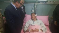 وزير الداخلية يزور مصابي تفجير الإسكندرية ويعزي أسرتي الشهيدين