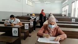 بدء اختبارات كلية تمريض جامعة حلوان لطلاب الدبلومات الفنية
