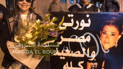 صورة| ماجدة الرومي تصل الأقصر لدعم "مصر الخيرية"