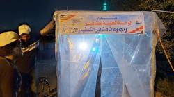 "اختراع يا كوتش".. أول كابينة تعقيم في صنافير ضد كورونا