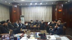وفد من إيبارشية الأقصر يزور المحافظ للتهنئة بعيد الأضحى