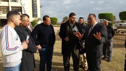عميد أداب طنطا يتفقد أعمال إنشاء المبنى التعليمي والأنشطة الطلابية
