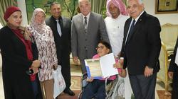 فودة يكرم الطالب المثالي بالمرحلة الابتدائية على مستوى الجمهورية