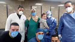 بينهم طفل عمره 18 شهرا..  خروج 3 حالات بعد تعافيهم من كورونا بقها