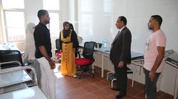 رئيس جامعة طيبة التكنولوجية بالأقصر يتفقد إجراءات الكشف الطبي للطلاب