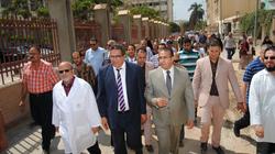 ممر جديد لمرور الإسعاف بين المراكز والمستشفيات الطبية بجامعة المنصورة