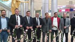 وكيل «رياضة الشرقية» يستقبل فريق الهوكي بالورود بعد الفوز بالبطولة الإفريقية